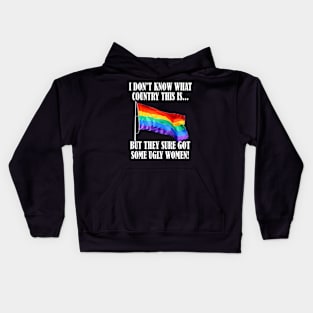 I Dont Know What Country This Is But They Sure Lgbt Flag Kids Hoodie